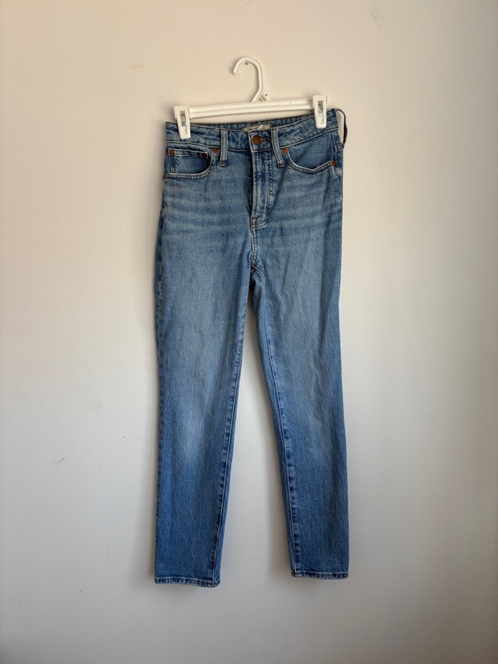 Madewell Light Blue Straight-Leg Women's Jeans
